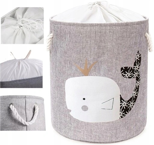 KOSZ na zabawki ORGANIZER pojemnik ściągacz (D003)