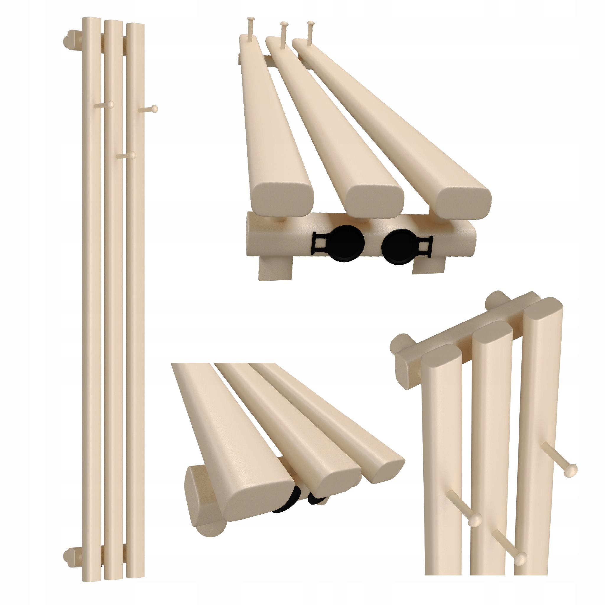 Dekorativní radiátor HORYZONT3 Hook 160x21 quartz 1