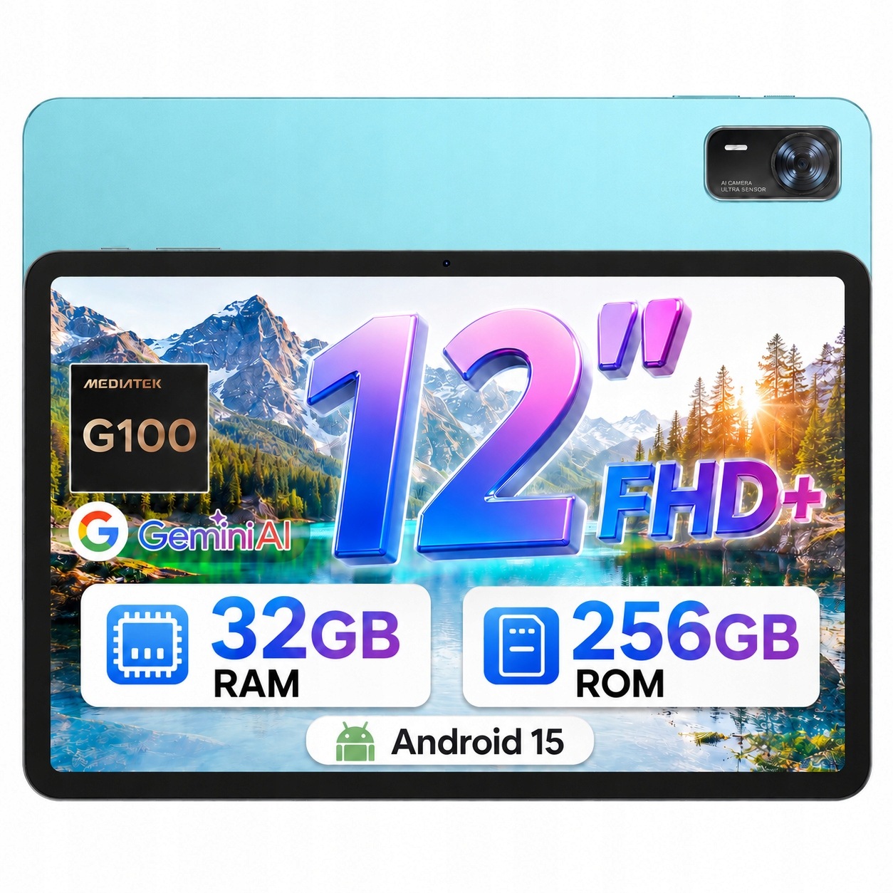 Tablet 4G Lte Doogee TABE3+ 12" Fhd+ 32GB/256GB 8800mAh OTG/WIFI/Gemini Ai