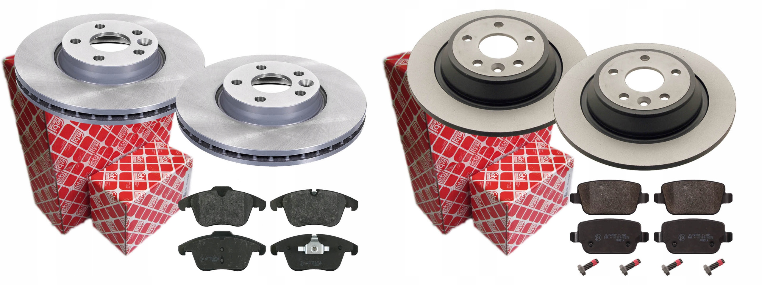 ДИСКИ КОЛОДКИ FEBI ПЕРЕДНЯ ЗАДНЯ FORD MONDEO IV MK4