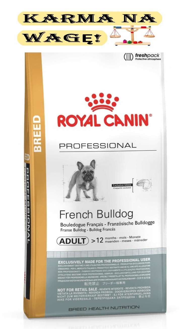 Royal Canin French Bulldog Adult 2 x 3 kg Karma na wagę