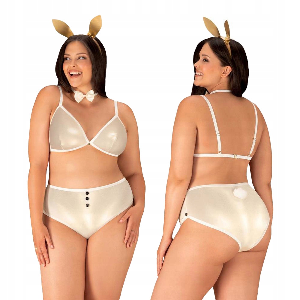 Komplet Převlek sexy králíčka Bunny Set Neo Goldes XXL/XXXL