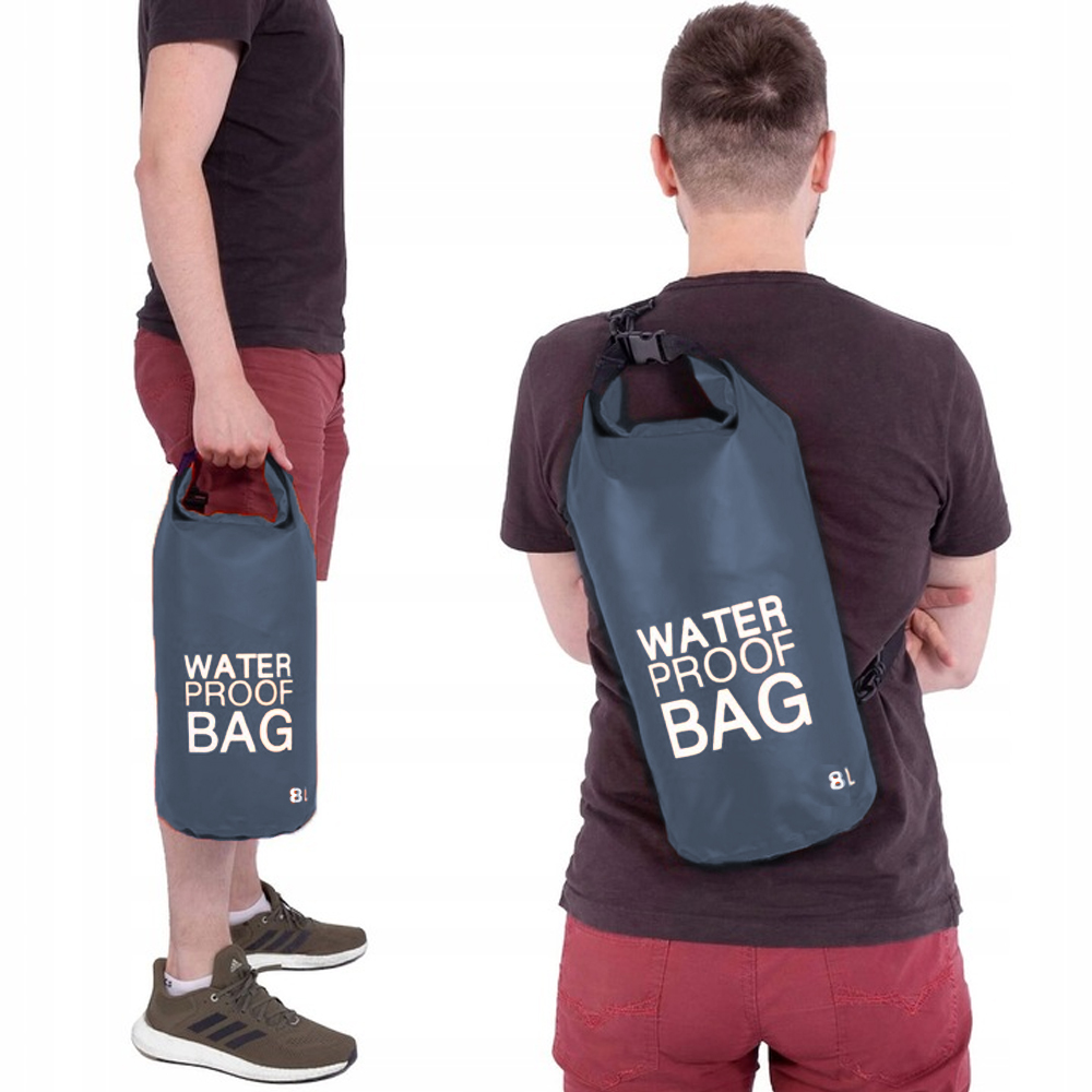 WOREK WODOODPORNY WODOSZCZELNA TORBA NA KAJAK 8L Model WOREK WODOODPORNY TORBA WODOSZCZELNA