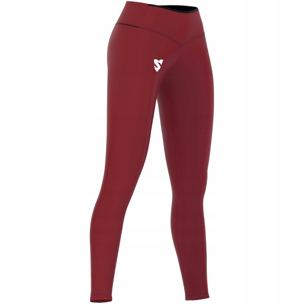 

Legginsy Z Wysokim Stanem Smmash Burgundy-l