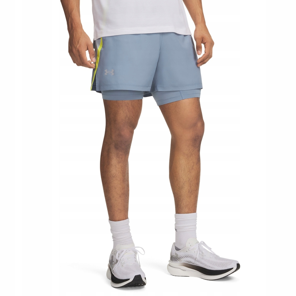 Spodenki 2w1 (spodenki z getrami) Under Armour Launch 5'' 2-in-1 Short S