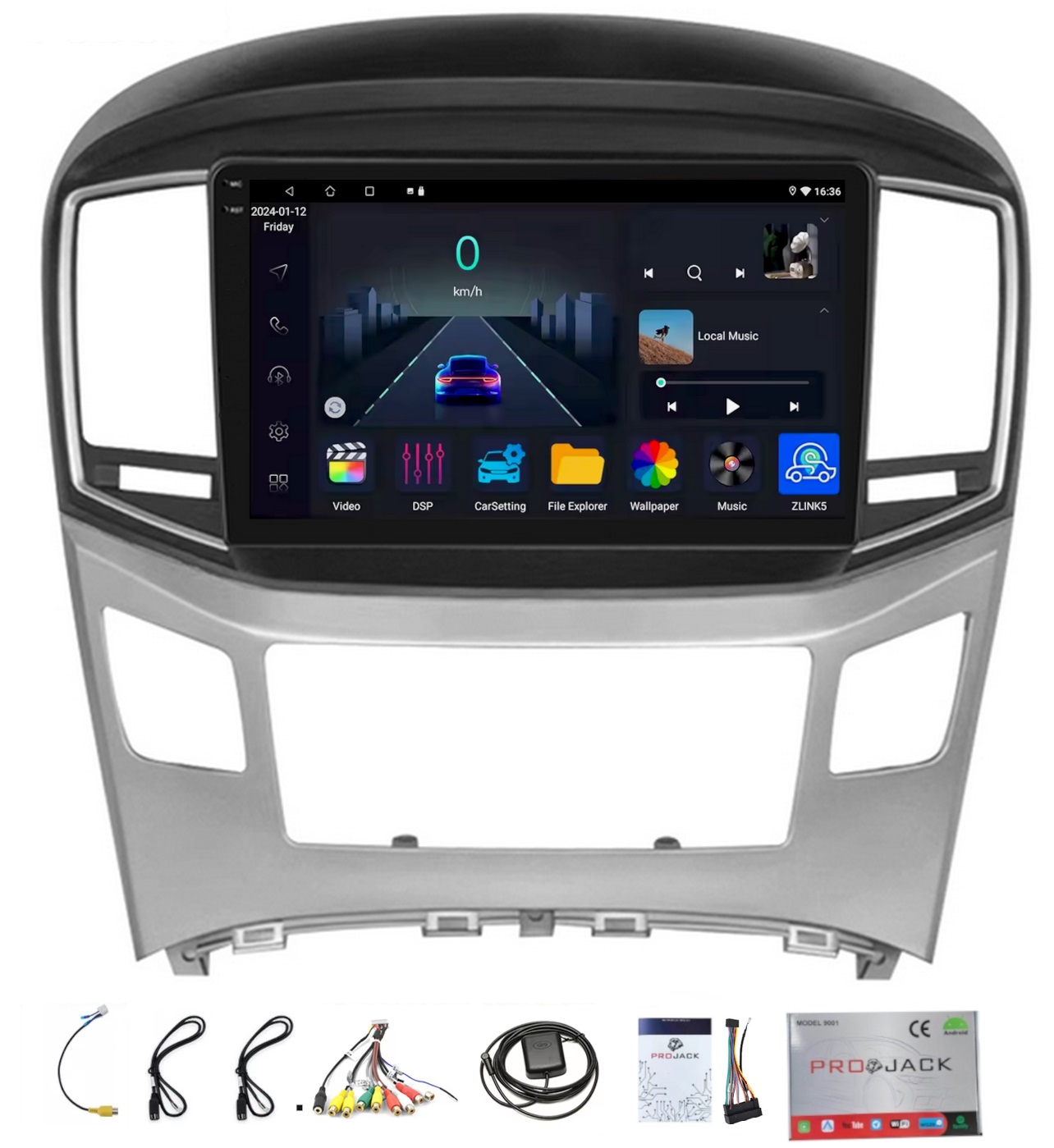 Gps Navigace Hyundai H1 2015-2023 Wifi Carplay Bt Usb 4GB 64GB