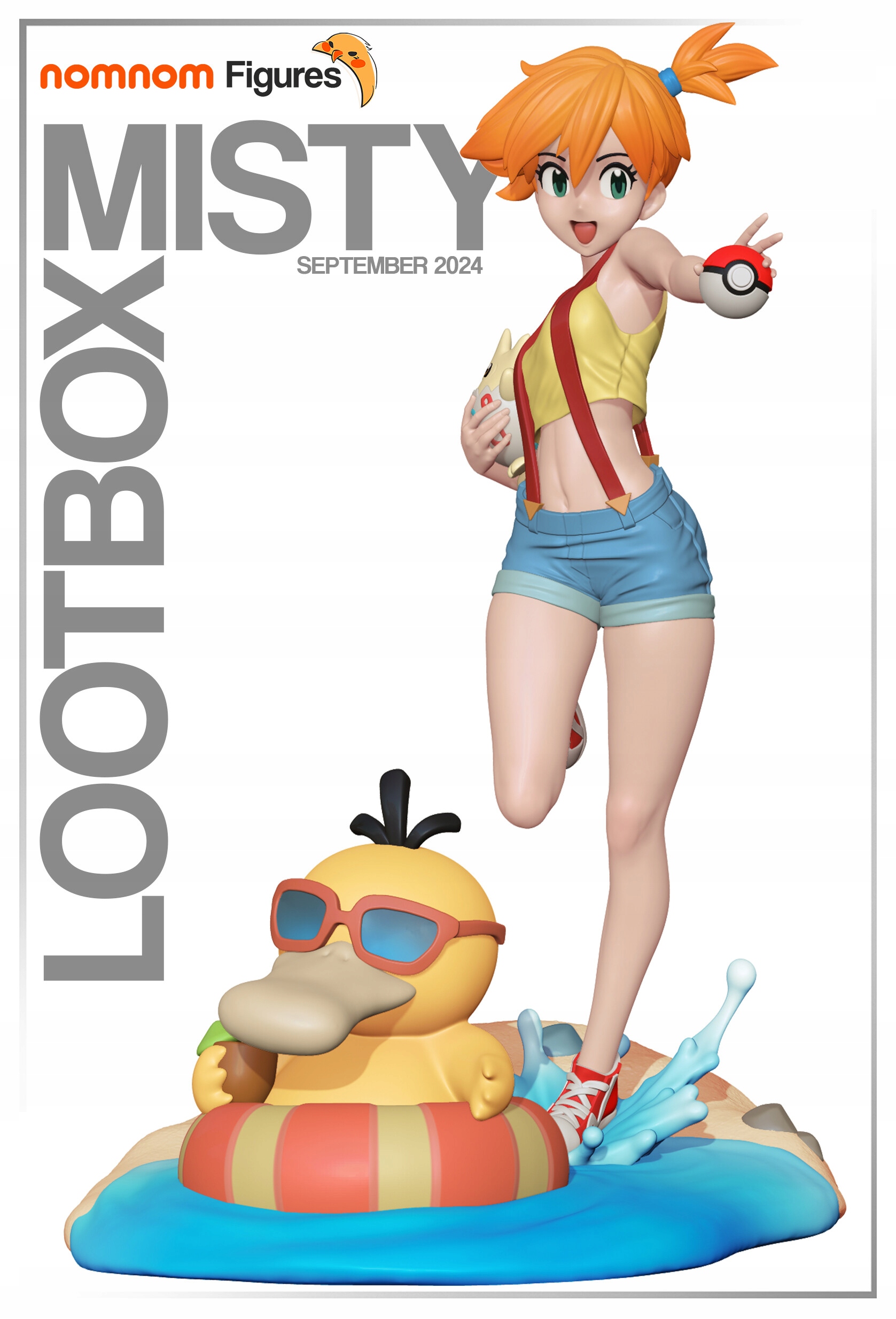 Figurka Misty Pokémon NomNom Figures 3D tisk 12K