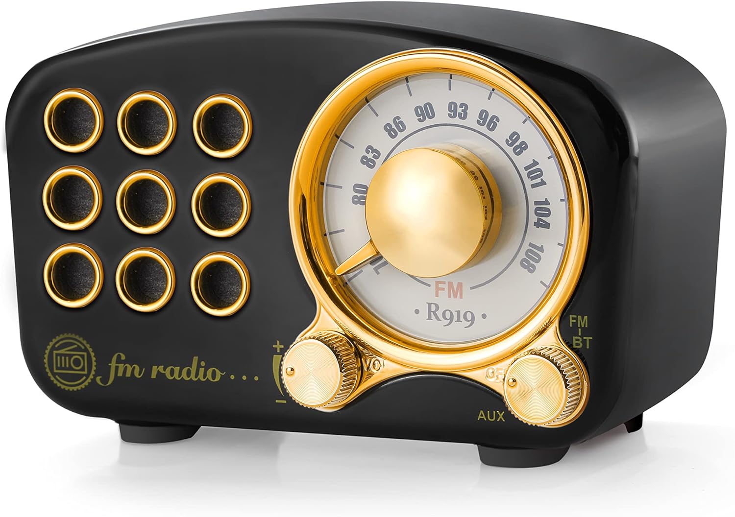 Feegar RETRO Radio FM kuchenne Bluetooth Vintage