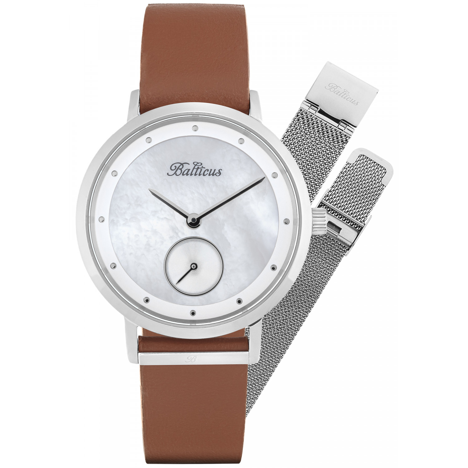 Dámské hodinky Balticus Blt-balnssw-p hnědé