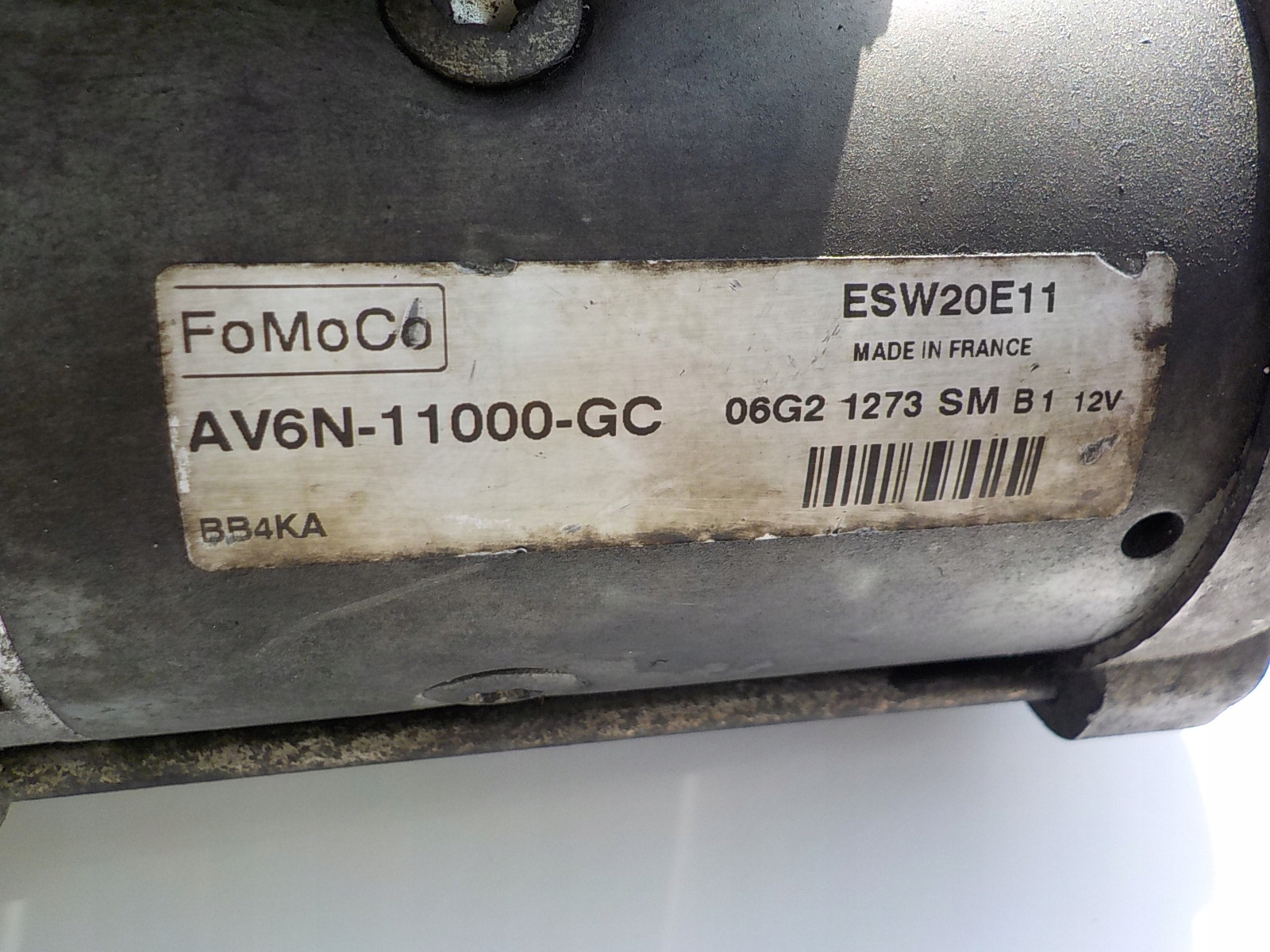 FORD FOCUS C-MAX 1.5 TDCI starter AV6N-11000-GC