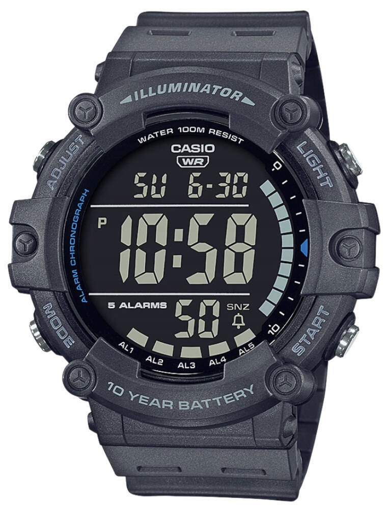 Zegarek sportowy Casio stoper timer