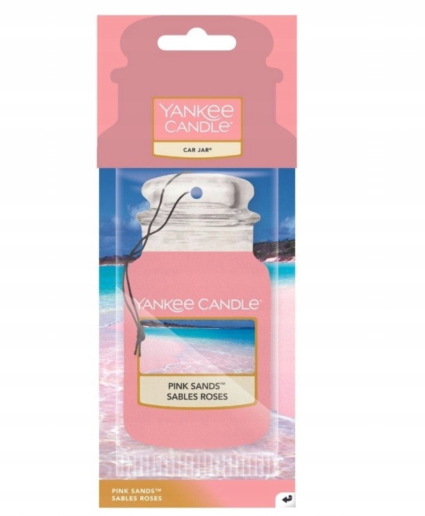 Yankee Candle Pink Sands Zawieszka samochodowa zapach 1szt.