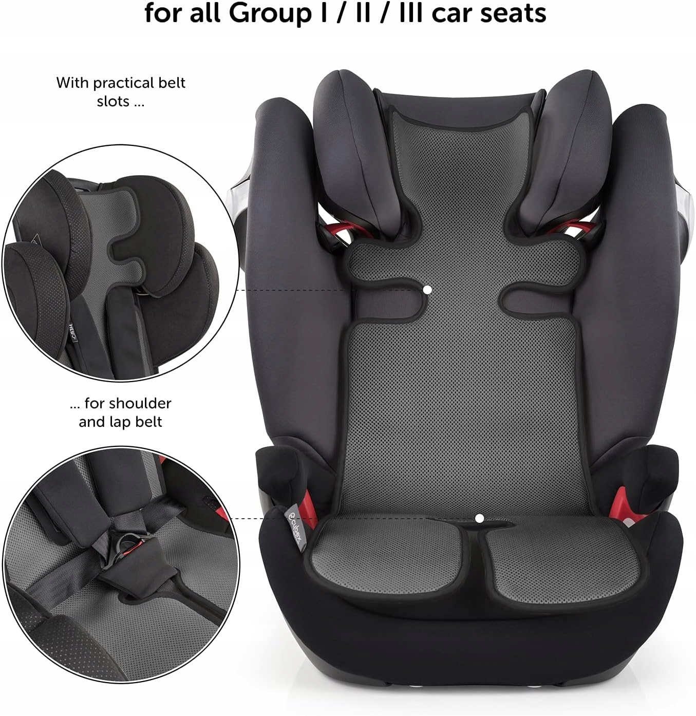 MATA CHLODZACA WOZKA FOTELIKA WKLADKA ANTYPOTOWA Kolor dominujący szary