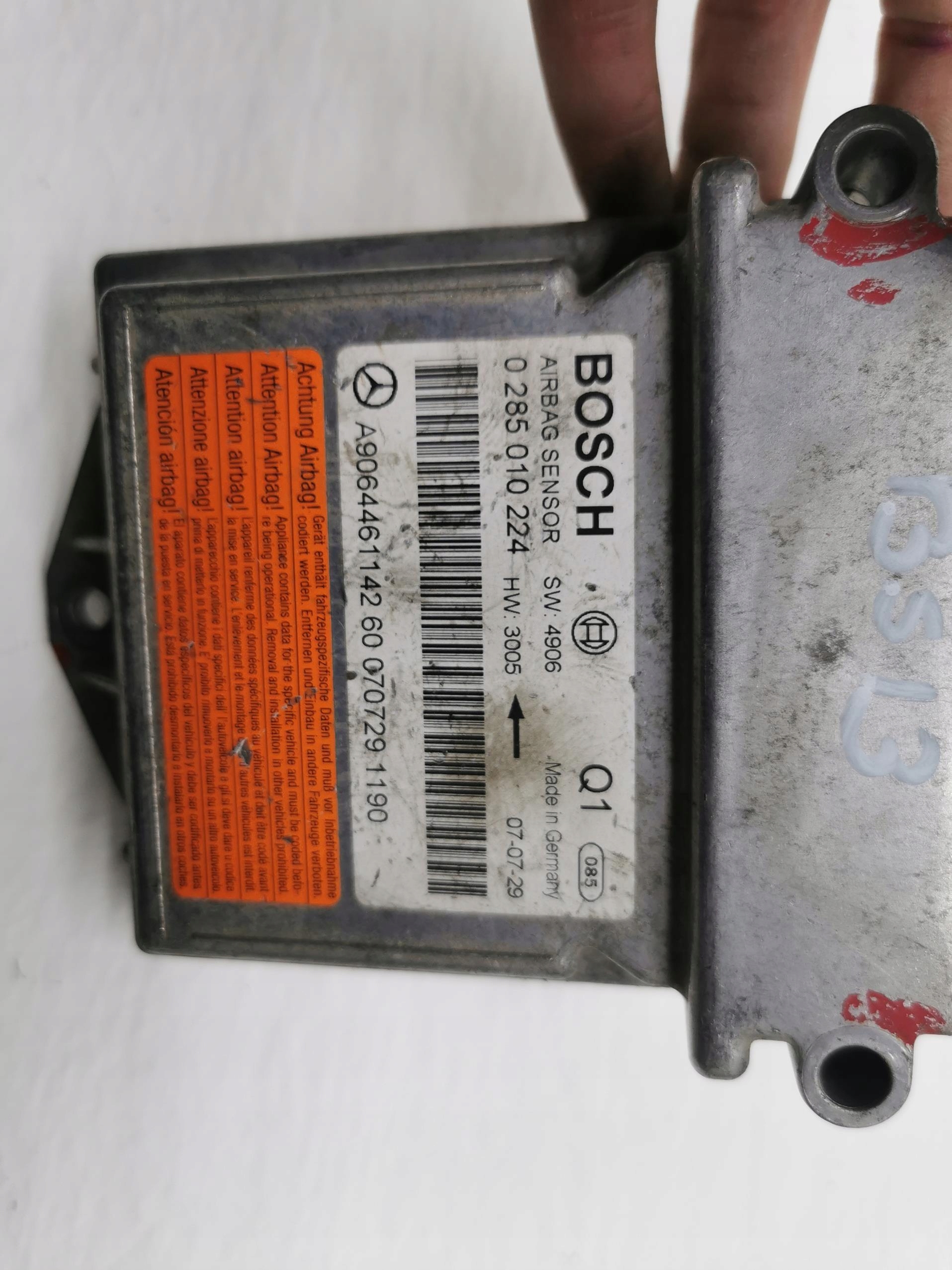 module airbag MERCEDES SPRINTER W906 0285010224