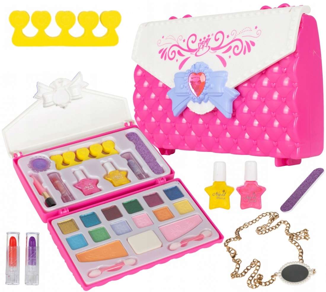 TOREBKA ZESTAW DO MAKIJAŻU I PAZNOKCI KOSMETYKI