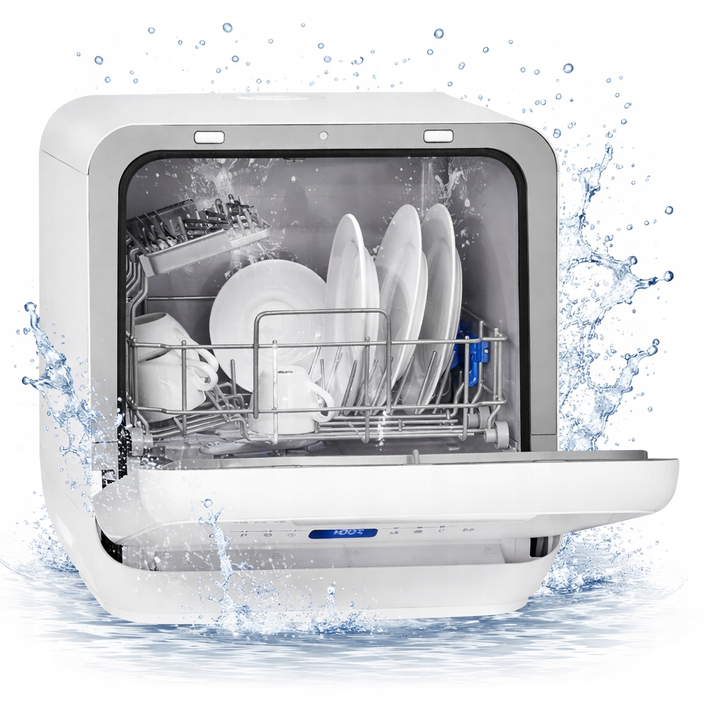 Zmywarka do naczyń mini Wolnostojąca Stołowa Na Działkę Camping Hotelowa