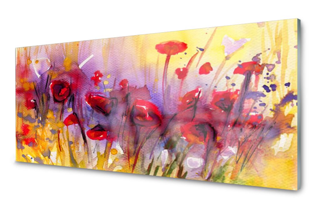 

Lacobel Szklany Dekor Szkło Kwiaty Roślina 140x70