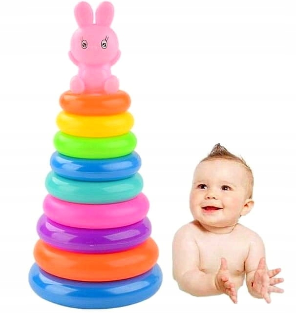 Купить ПИРАМИДА ЦВЕТНАЯ БАШНЯ КРОЛИК МОНТЕССОРИ 10 EL: отзывы, фото и ...