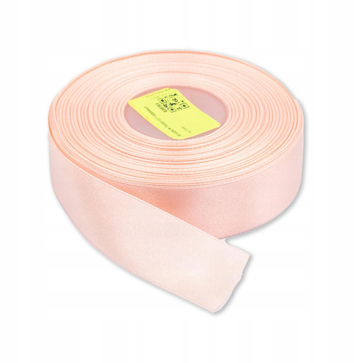 Wstążka satynowa 25mm/25mb jasny różowy 122