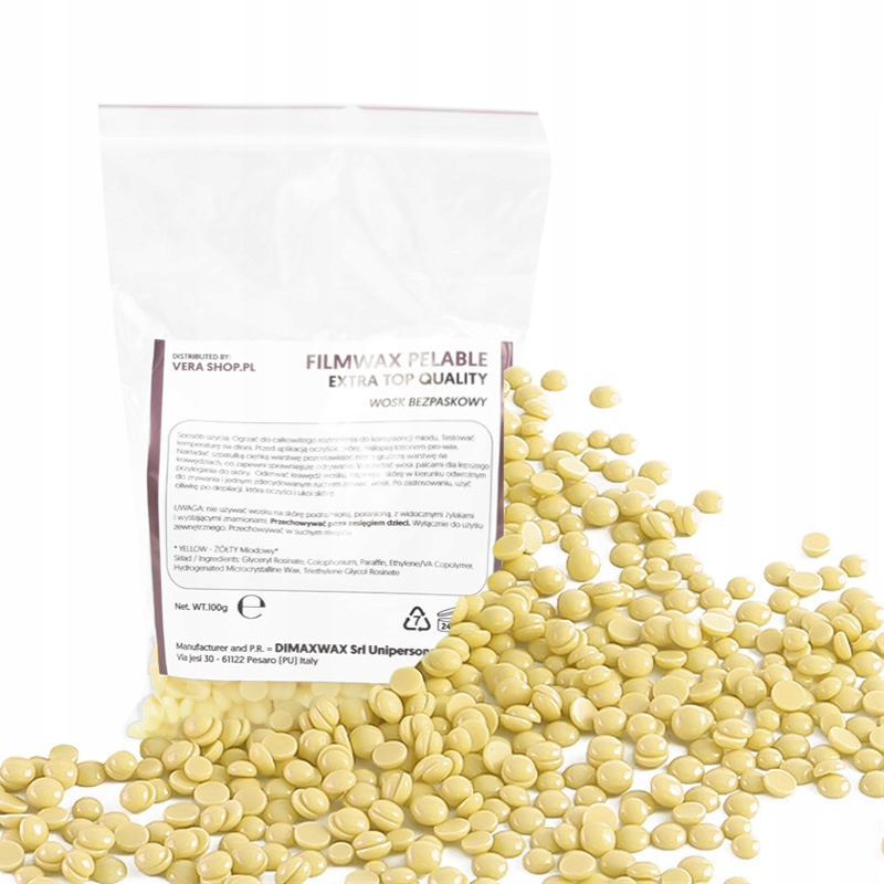 

Wosk Bezpaskowy do depilacji ciała 100g Naturalny