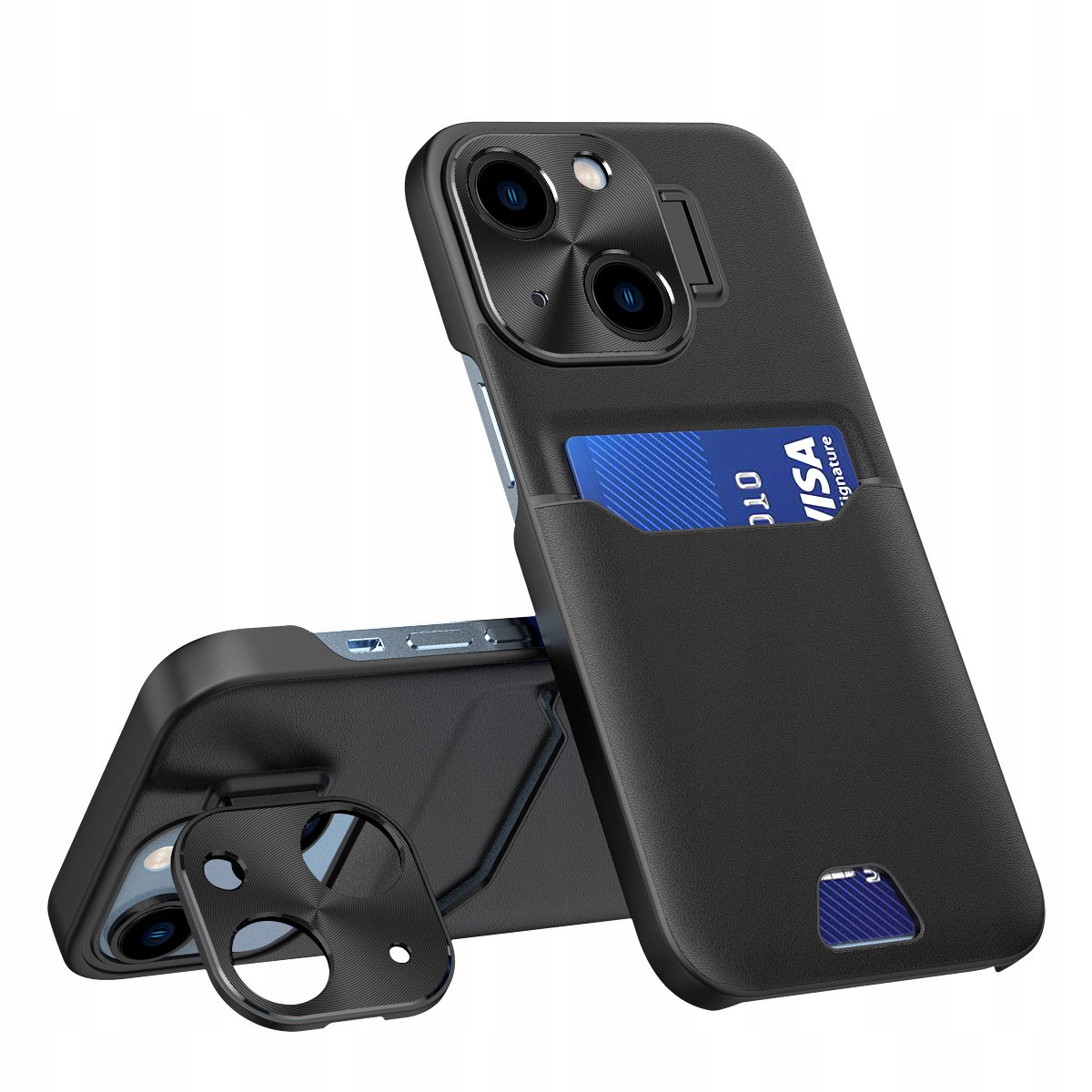Leather Stand Case etui Samsung Galaxy S23 Ultra pokrowiec portfel na z