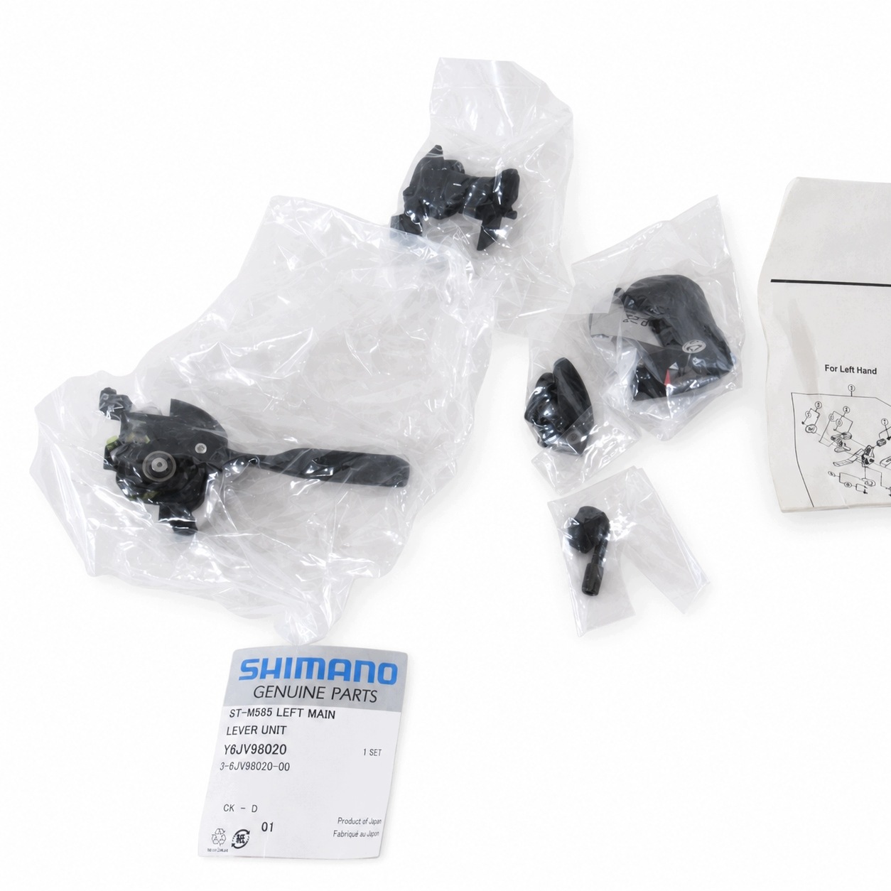 Zespół Lewej Manetki Shimano Deore LX ST-M585 Y6JY98020