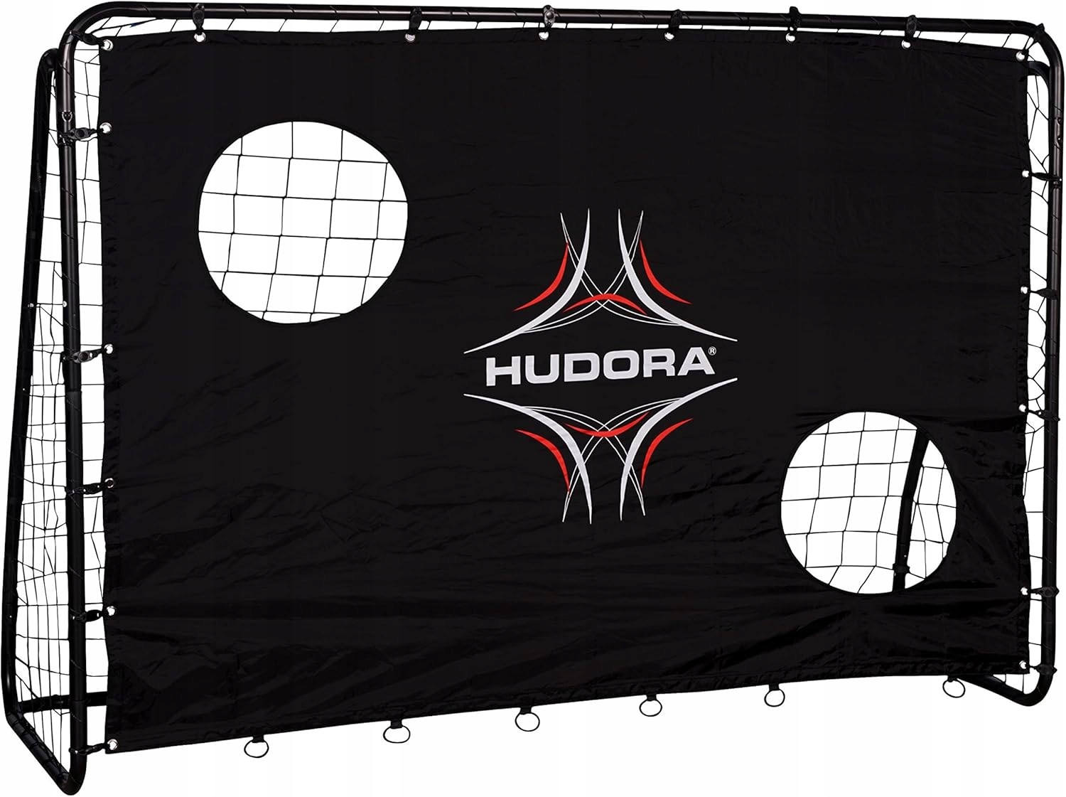 Hudora Bramka Piłkarska Freekick Z Matą Treningową 213x152 CM Stal