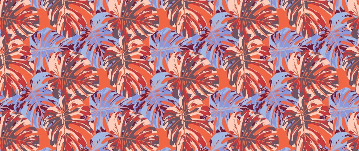 

Tapeta Flizelinowa Tropikalne liście - 250x104