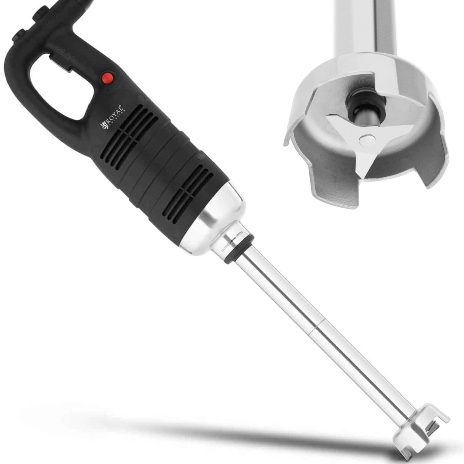 Profesionální Ruční Mixér 650 W 400 MM 8000-18000 Ot/min 230 V Až 100 L