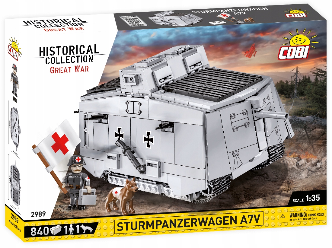 

Klocki Cobi Czołg Sturmpanzerwagen 2989