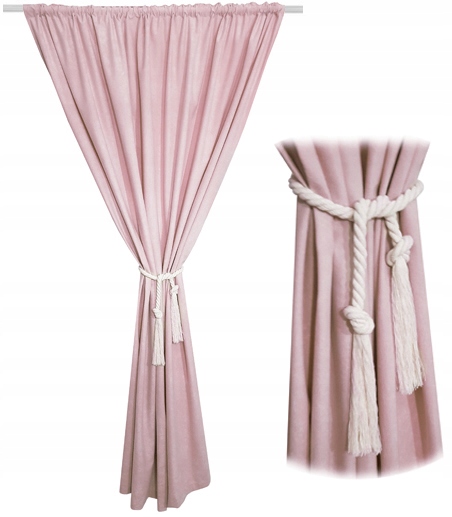 ZASŁONA na miarę BOHO chwosty ZASŁONY NA WYMIAR od 100cm do 200cm długości