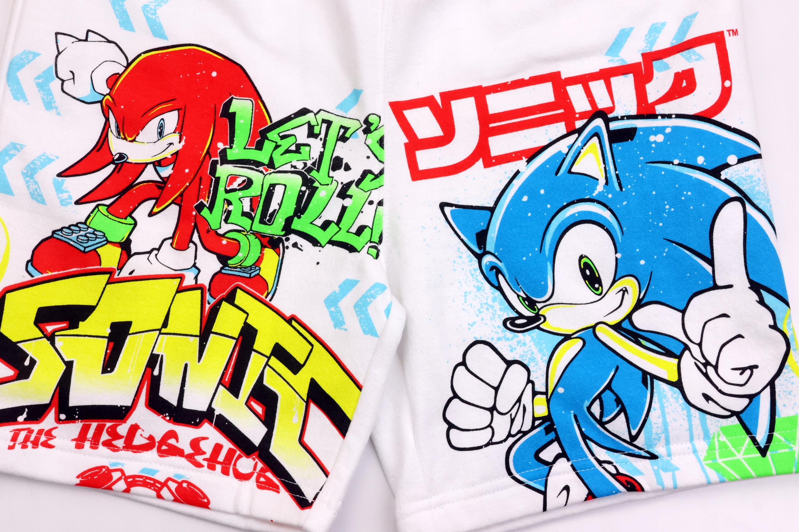 Zestaw dziecko Koszulka Spodenki dresowe Sega SONIC The Hedgehog 6/7HAFT Rozmiar (new) 116 (111 - 116 cm)