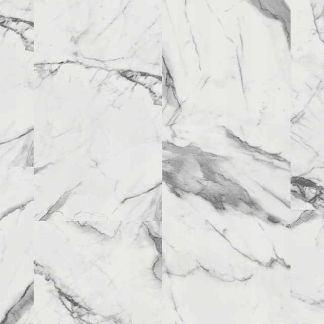 Vinylové Dlaždice Resist Click Trendy Marble Bílý Mramor 64X32 CM