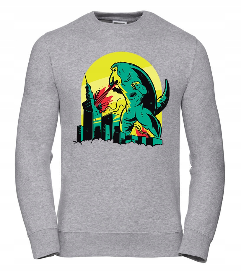 Pánská Mikina Nositel Godzilla 3XL Šedá Pro něj Chlapa Manžela Chlapa