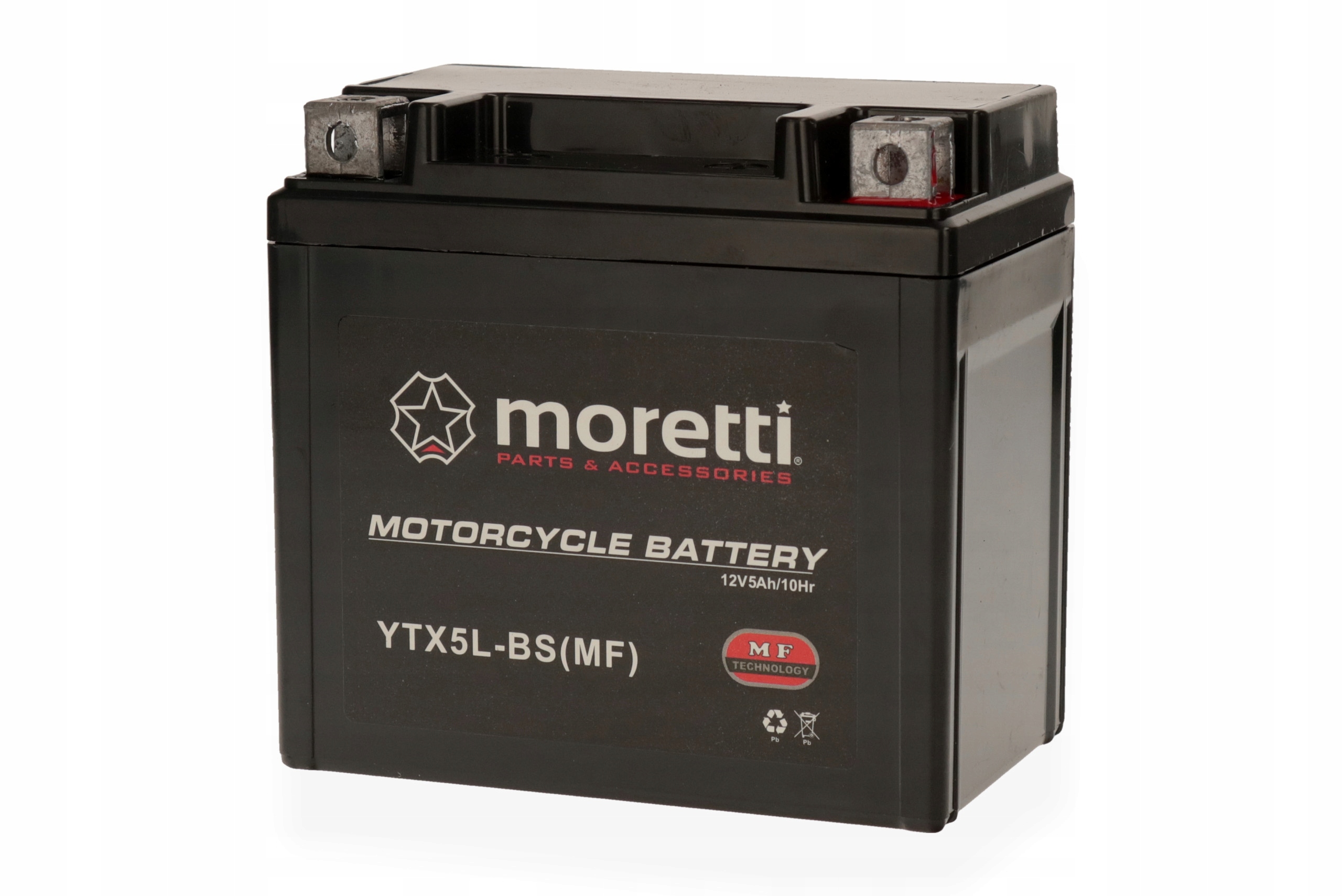 

Akumulator Żelowy Gel Moretti 12V 5Ah YTX5L-BS