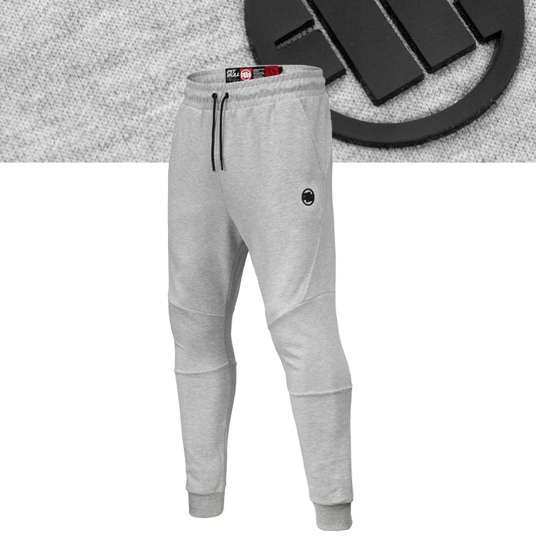 Męskie Spodnie Dresowe Pitbull Dolphin Sportowy Dopasowany Dres