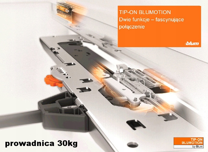 

Blum 578.2701M prowadnica korpusu Tandembox 270mm