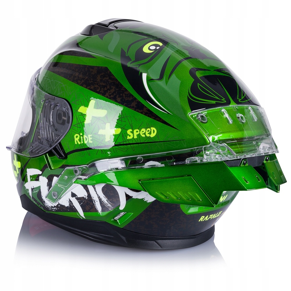 LAZER KASK MOTO INTEGRALNY RAFALE SR ONI GREEN XS Rodzaj lakieru matowy