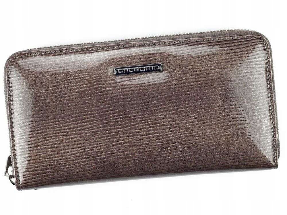 Dámská peněženka Gregorio LN-119 Kožená Popel Rfid Secure Velká úroveň