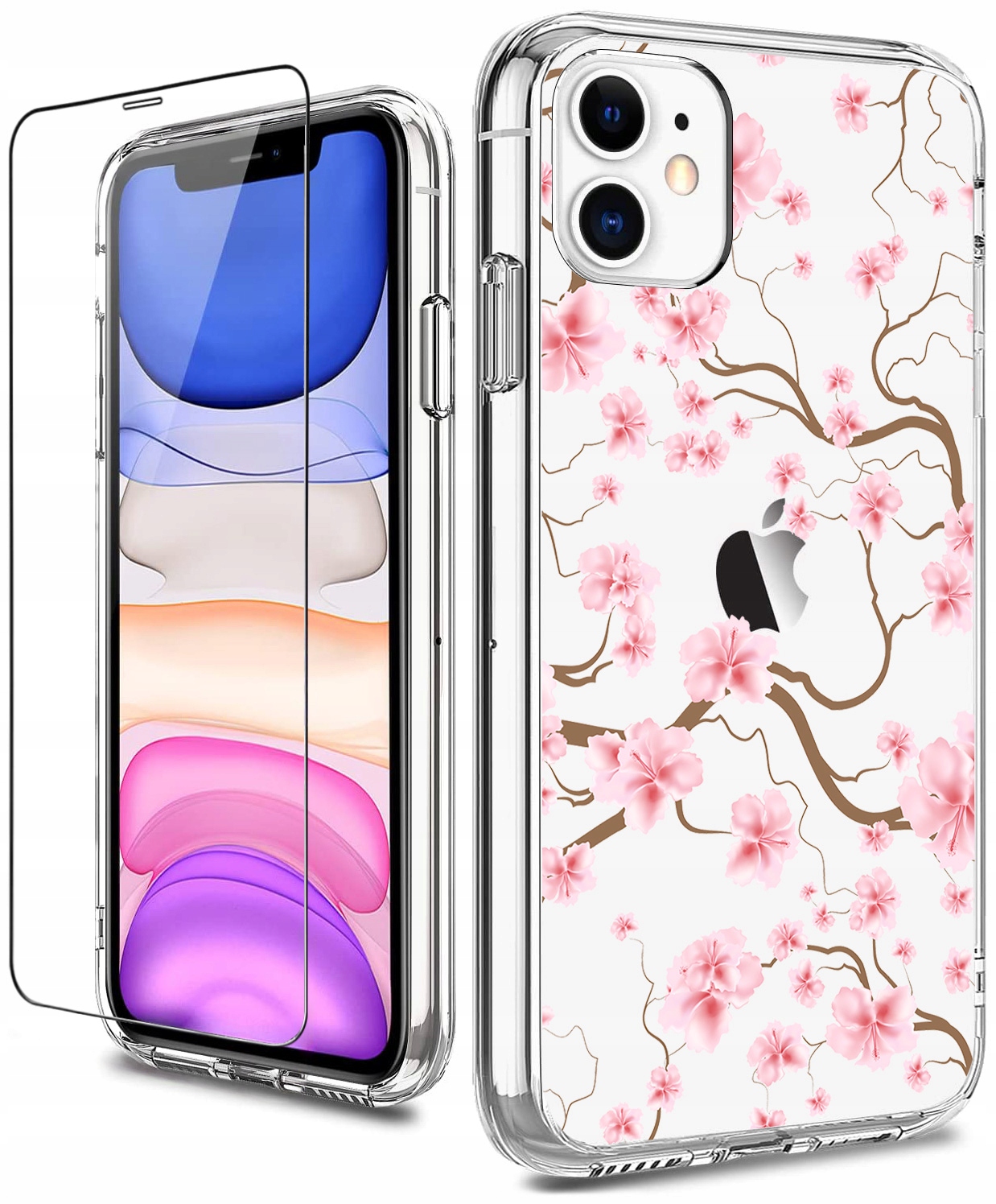 ETUI do iPhone 11 | WZMACNIANE 2 MM WZORY CASE + SZKŁO 9H
