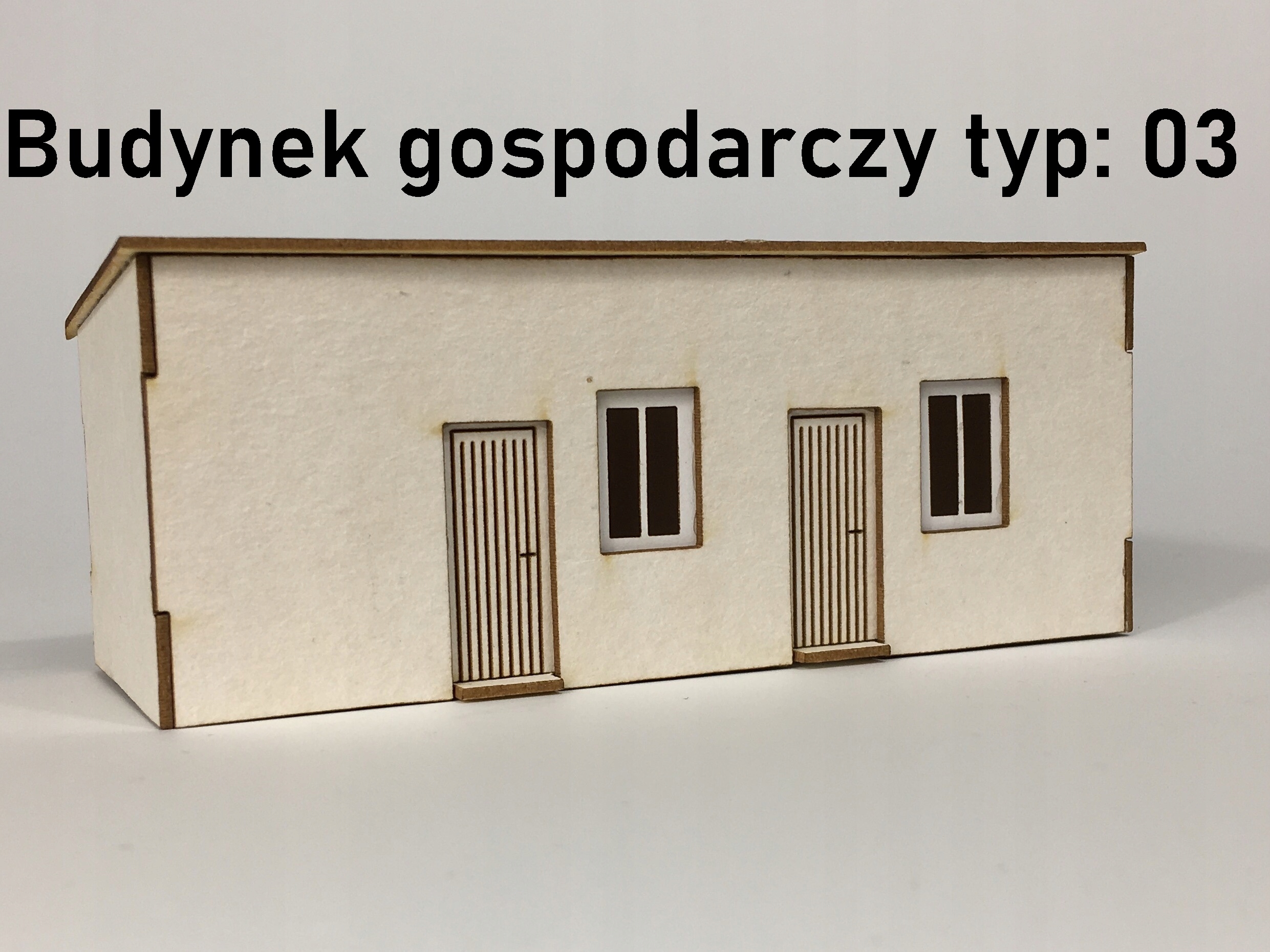 

Budynek gospodarczy typ: 03 H0 1:87
