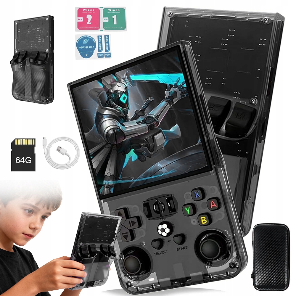 Emulátor Konzole Pro 18000 Her, Přenosný Přehrávač Videa S 64G Tf Kartou