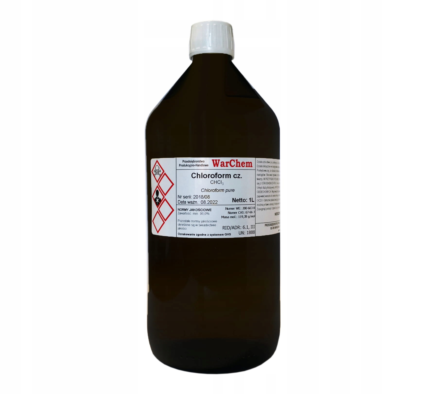 

Chloroform czysty 1L Warchem