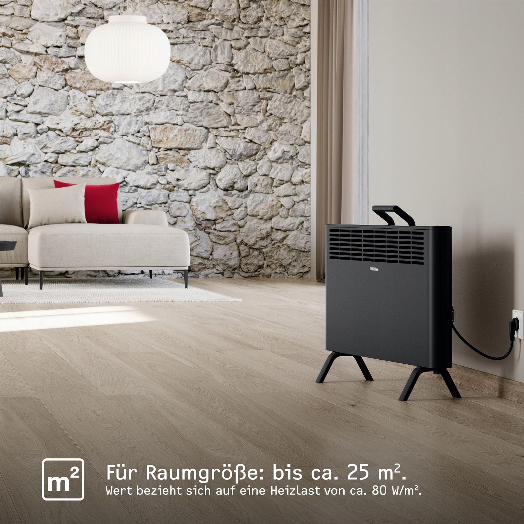 STIEBEL ELTRON Energooszczędny Grzejnik Elektryczny 2kW LCD Timer Wersja 2 — miniatura 5