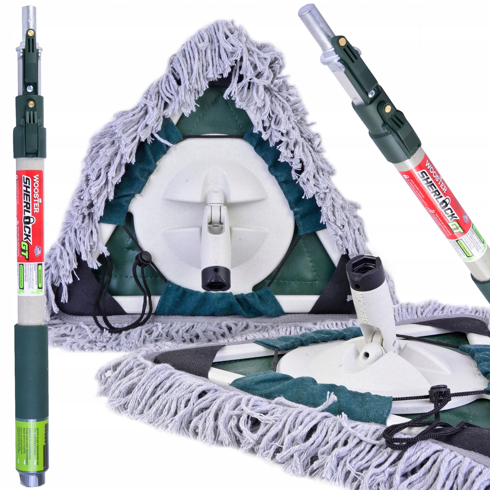 KIJ TELESKOPOWY 76-122CM + MOP DO ODPYLANIA ŚCIAN