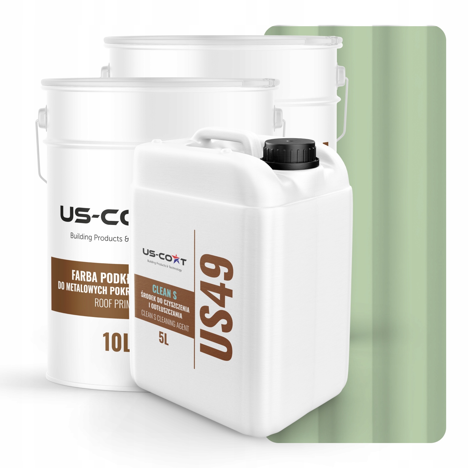 Farba Strecha Metal Podklad Odmasťovač Zelená Pastelová RAL6019 74 m2 Polomatná