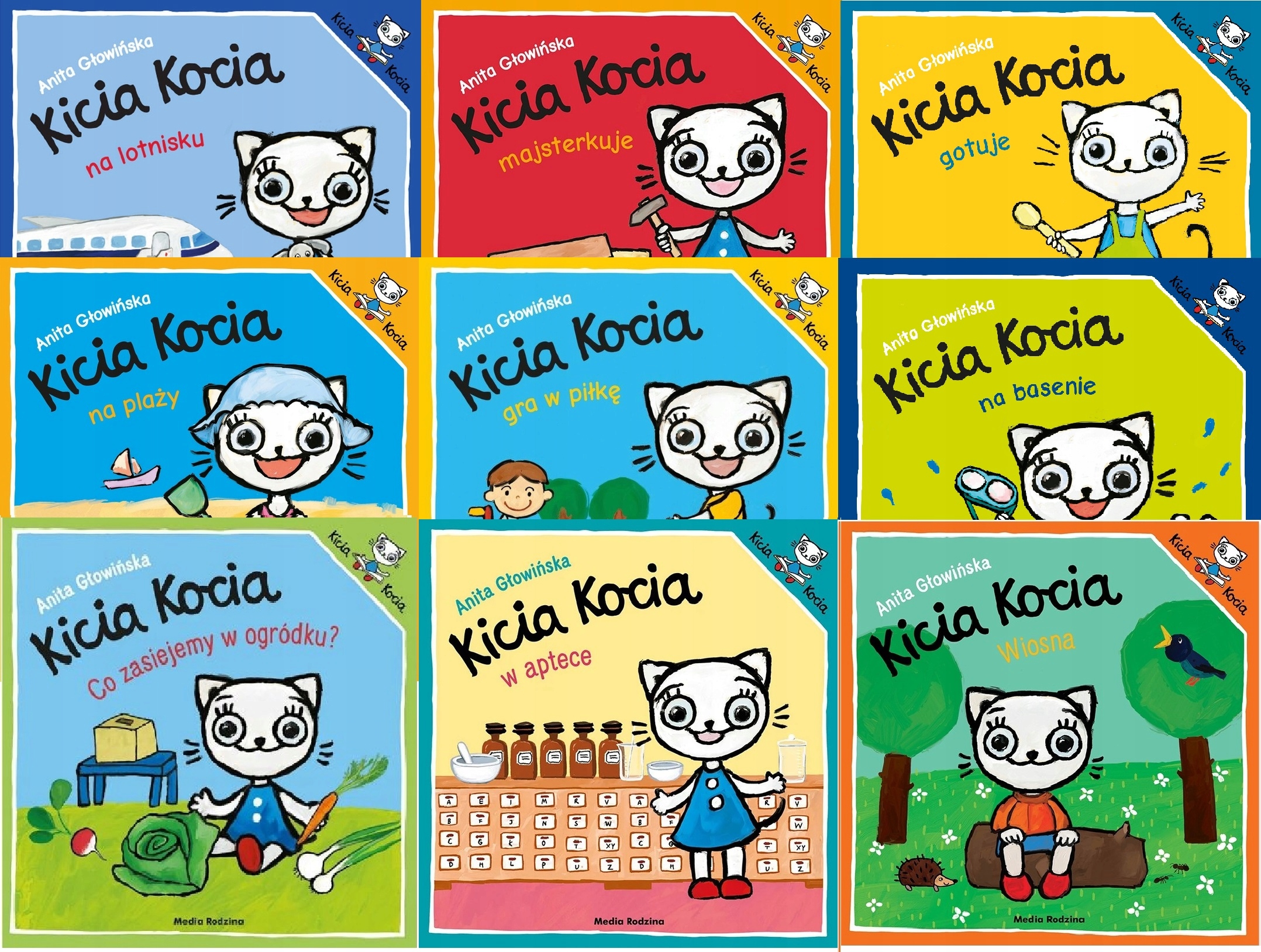 

Kicia Kocia Zestaw 9 Kolorowych Książeczek 9PAK