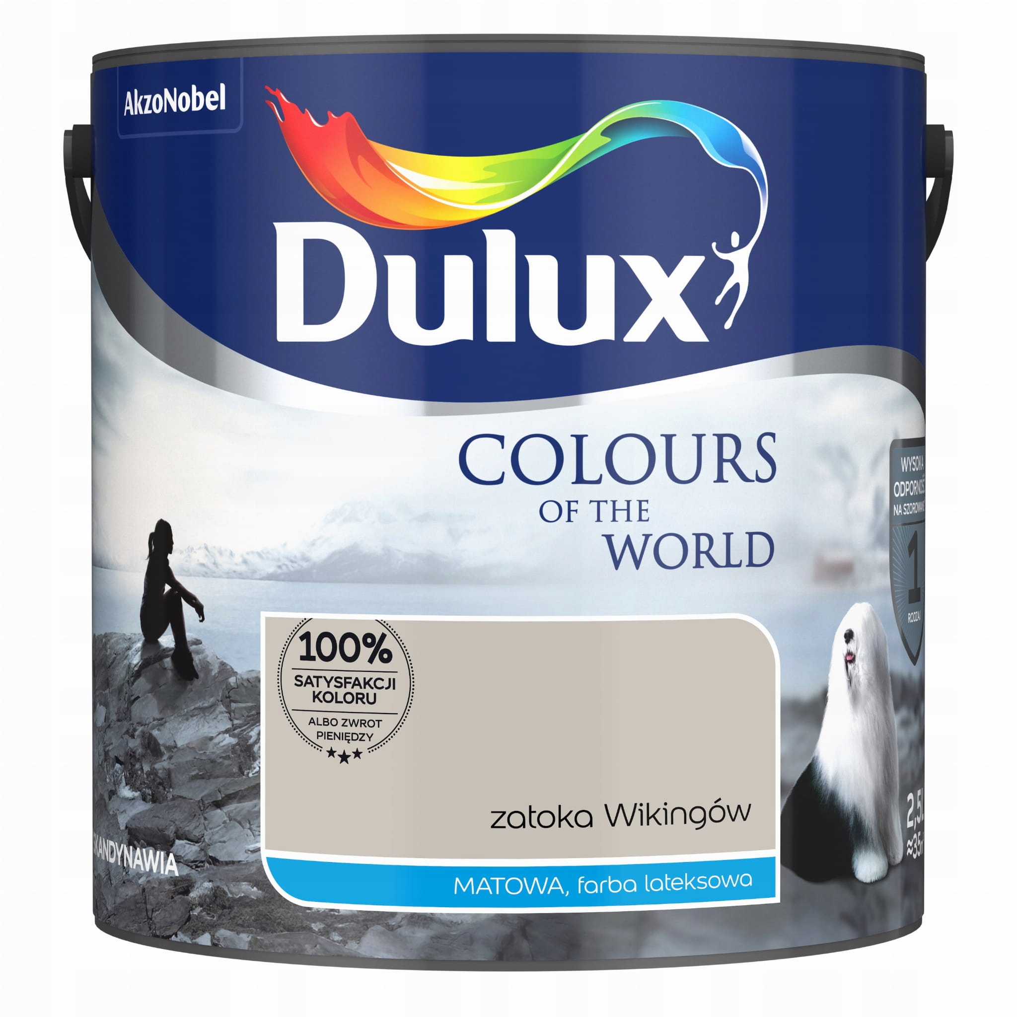 Dulux Barvy světa barva na stěnu Záliv Vikingů mat 2,5L