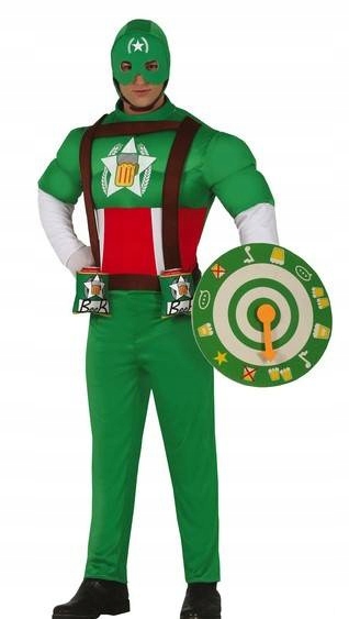 Kostým Kapitán Pivo Beer Capitan Zelená S