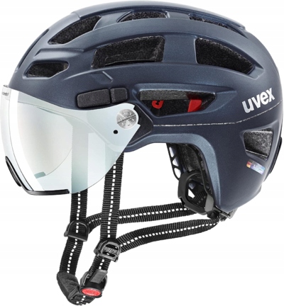 Cyklistická přilba Uvex Finale Visor Vario Deep Space Mat M 52-57 cm